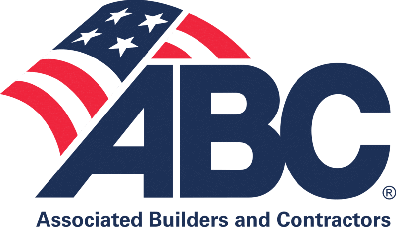 Associated Builders and Contractors logo with American flag